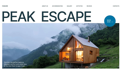 Peak Escape — retreat booking site